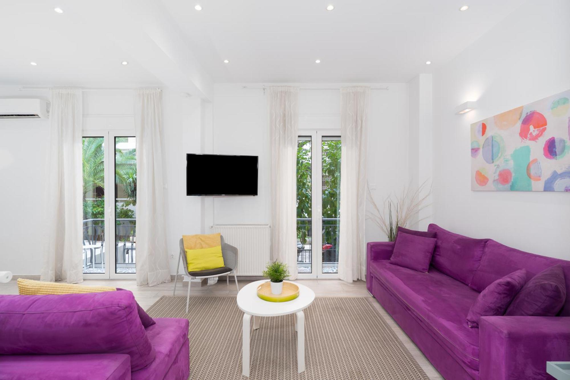 Spacious Modern Apartment In Athens Near Metro Εξωτερικό φωτογραφία
